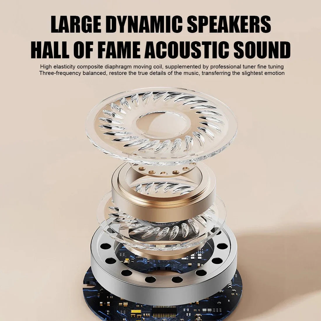 سماعات أذن ستيريو لاسلكية حقيقية من CYXG