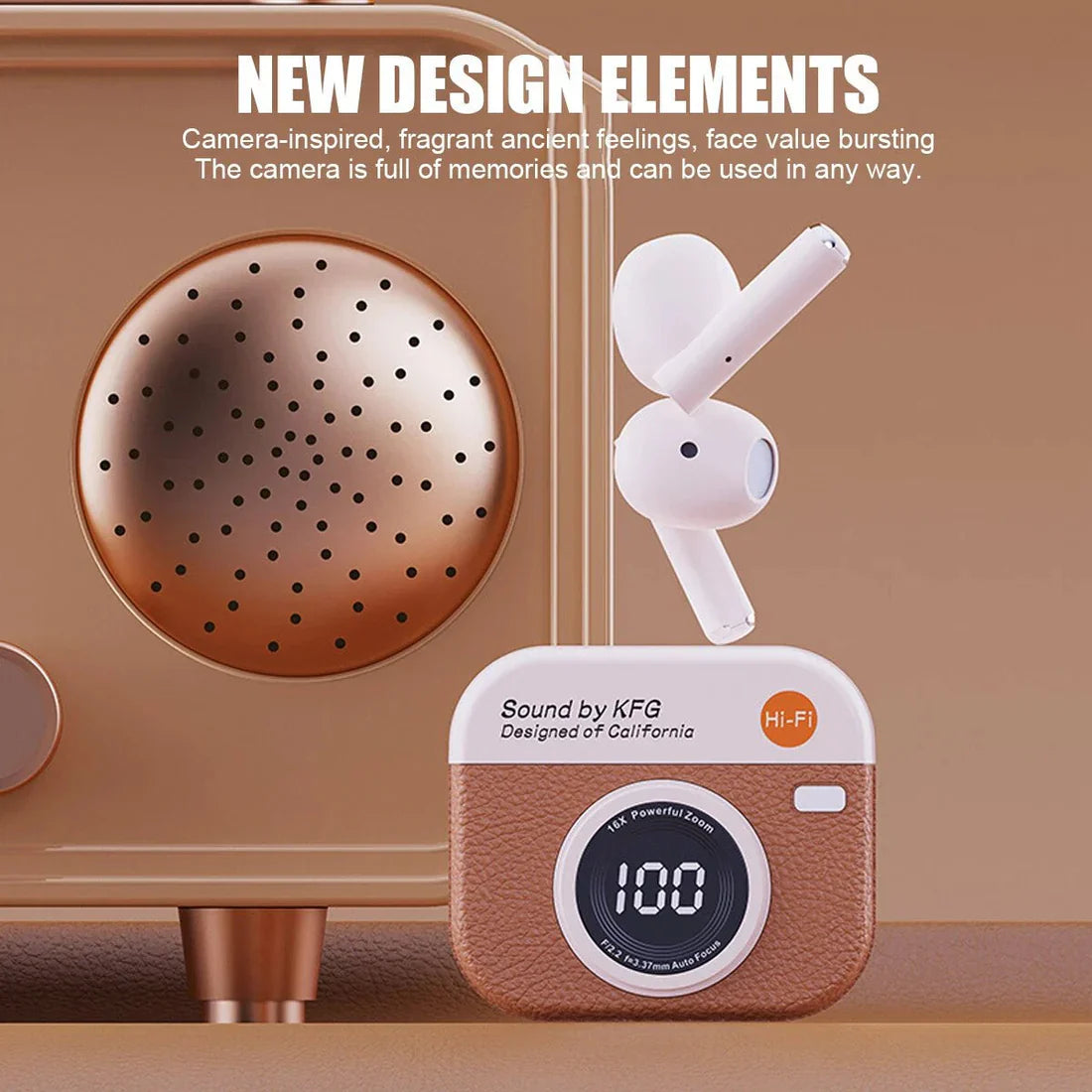 سماعات أذن ستيريو لاسلكية حقيقية من CYXG