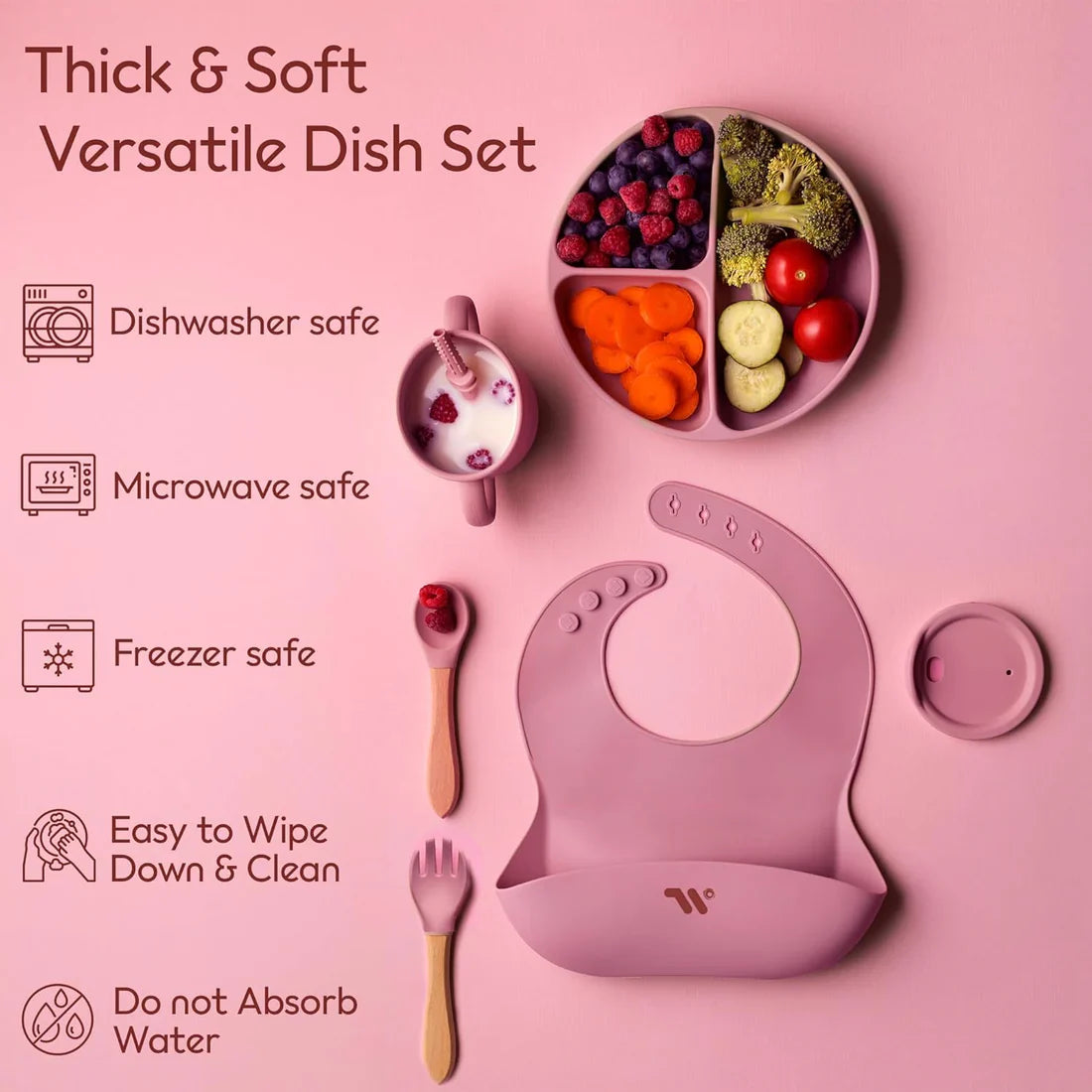 Silicone Baby Cutlery Set